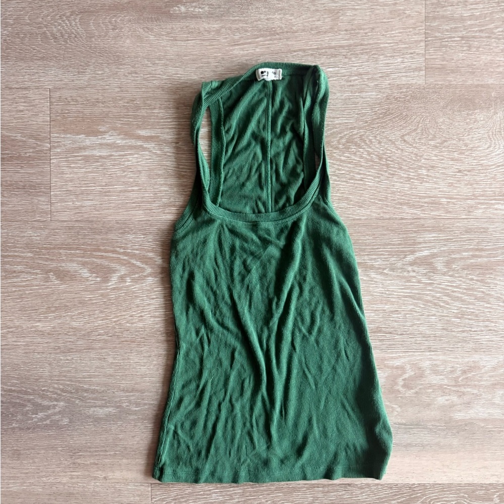 LA Made Forest Green Tank Top